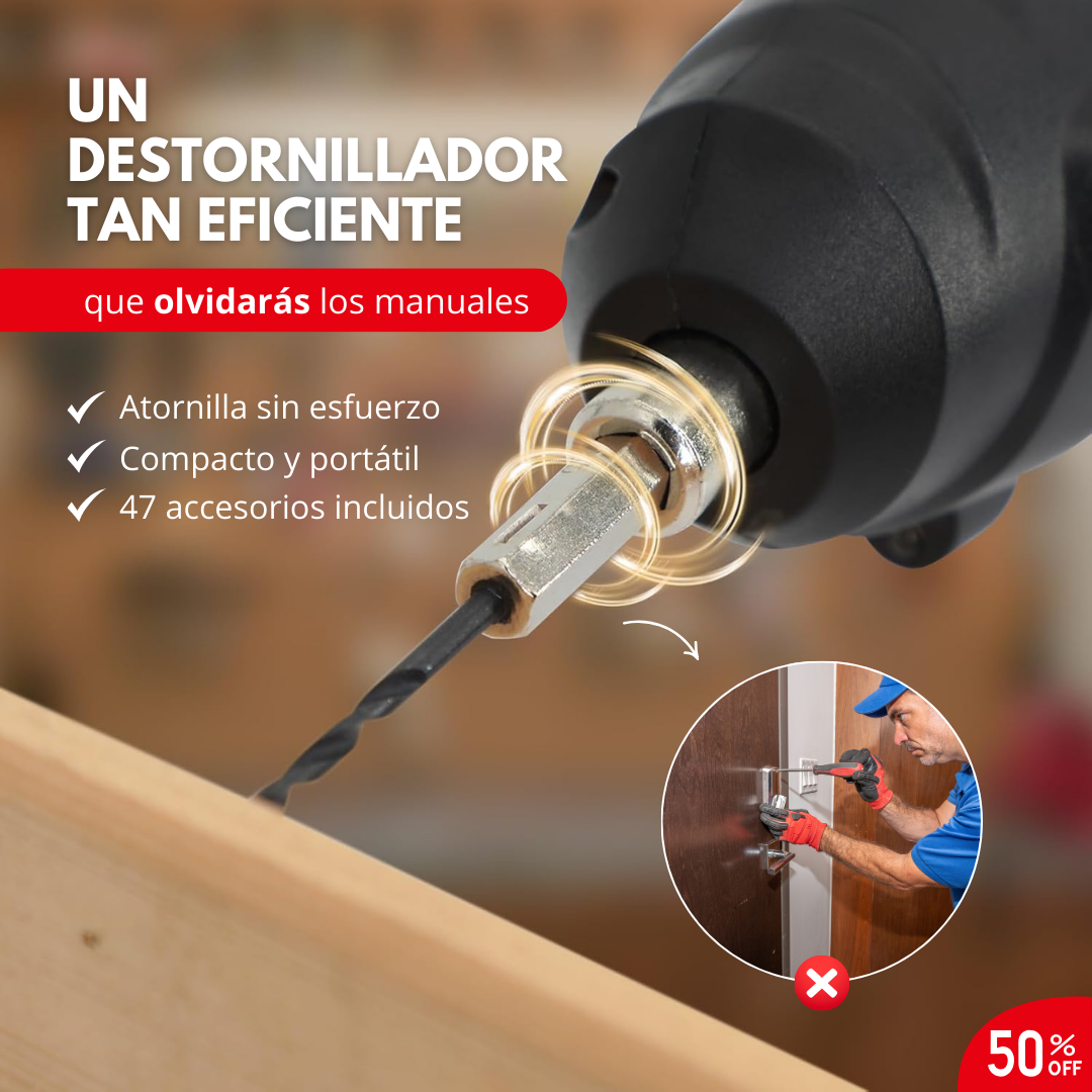 Kit destornillador electrico