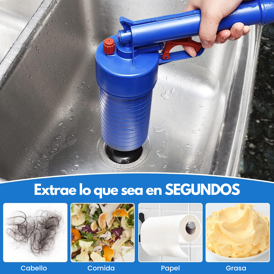 Desatascador inodoros para baños.