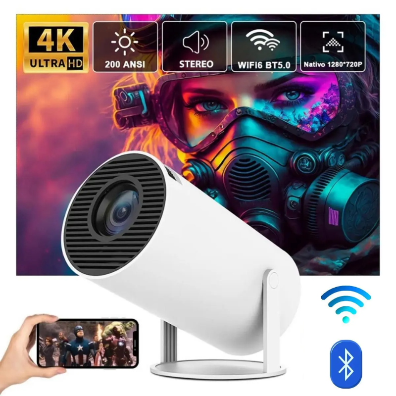 Proyector Portátil CineMax 4K