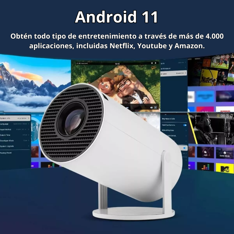 Proyector Portátil CineMax 4K