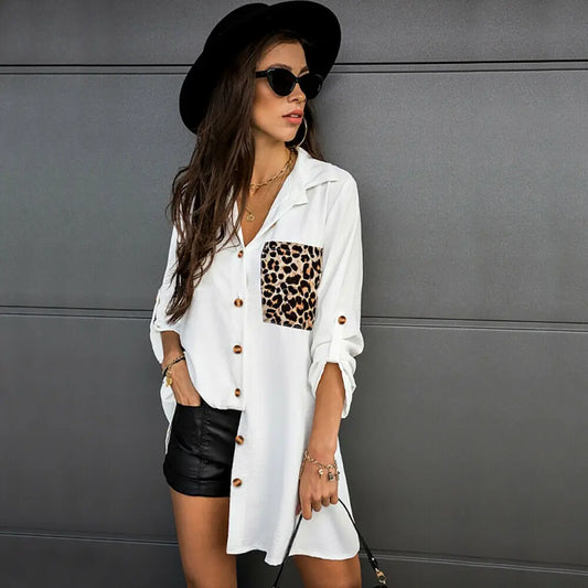 Camisa casual estampado leopardo LINA™